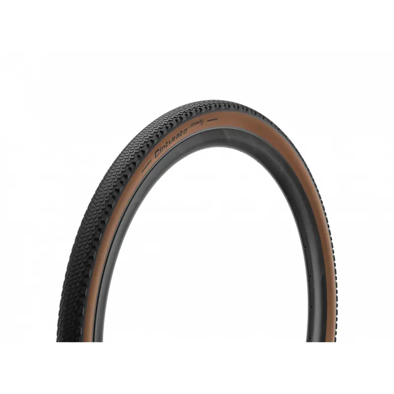 Pirelli Cinturato Gravel Hard Terrain 700x45c Tyre in Black/Tanwall -1