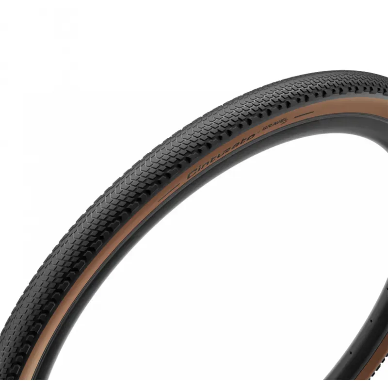 Pirelli Cinturato Gravel Hard Terrain 700x45c Tyre in Black/Tanwall -2
