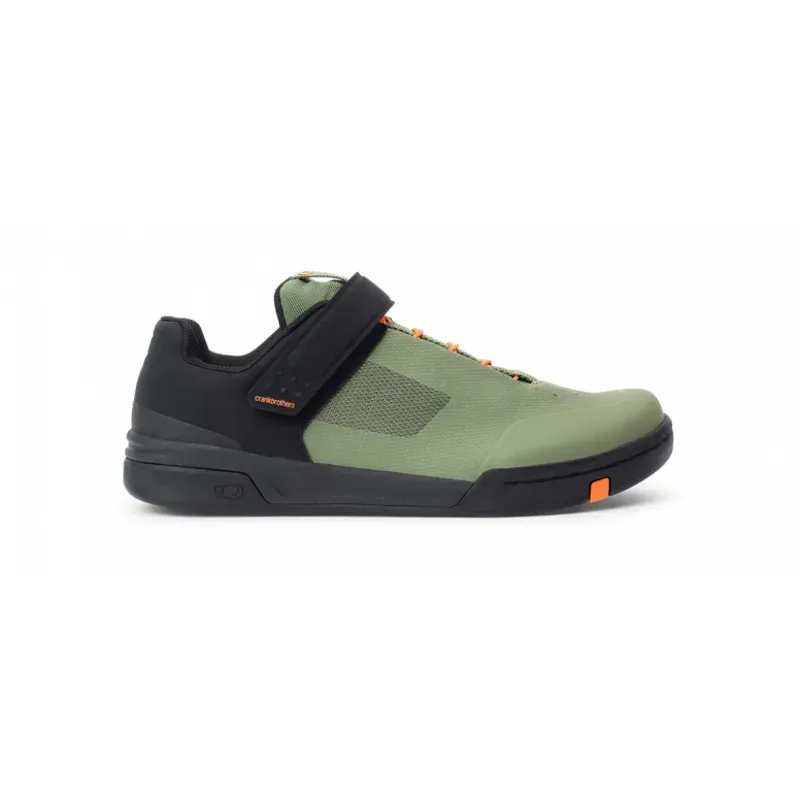 Crankbrothers Stamp Speedlace Green/Black/Orange-1