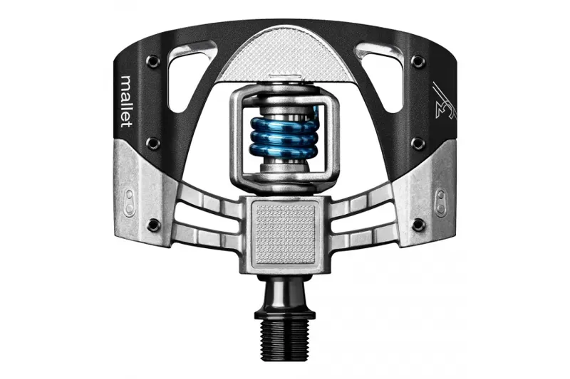 Crankbrothers Mallet 3 Pedals in Raw/Black/Blue