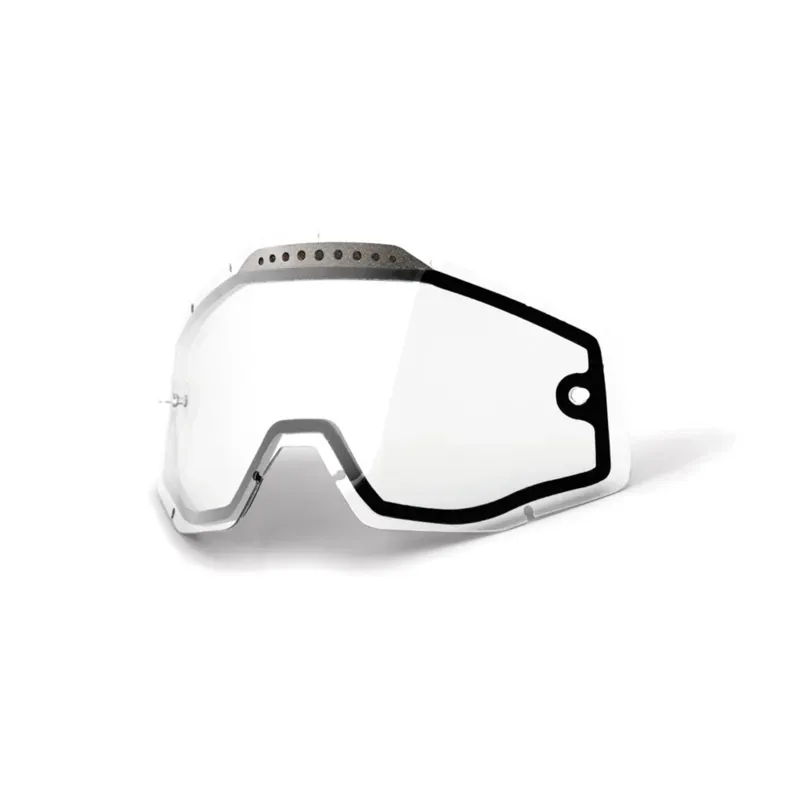 100% Accuri/Racecraft/Strata Vented Dual Pane Lens in Clear