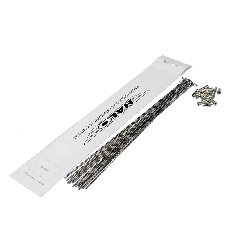 Halo Stainless Double Butted 253-292mm Spokes in Silver