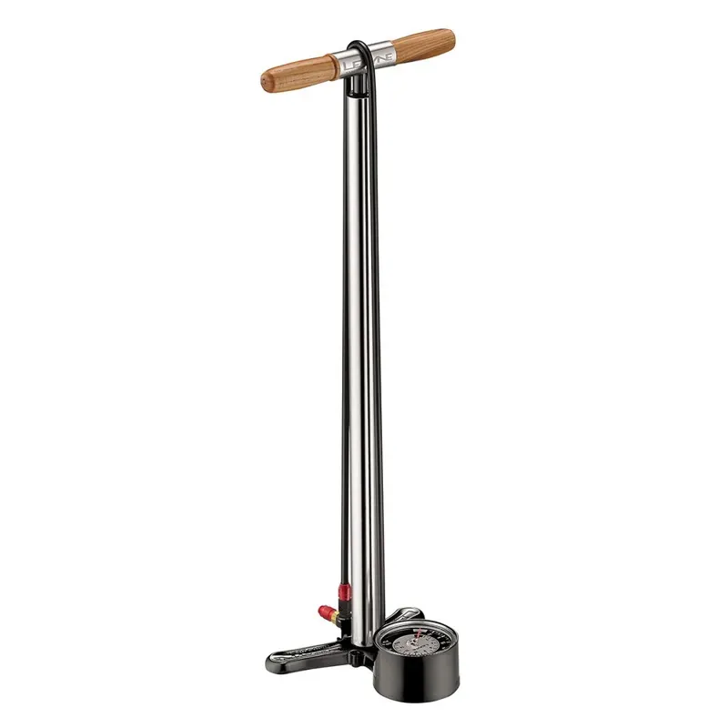 Lezyne Alloy Floor Drive Track Pump in Silver