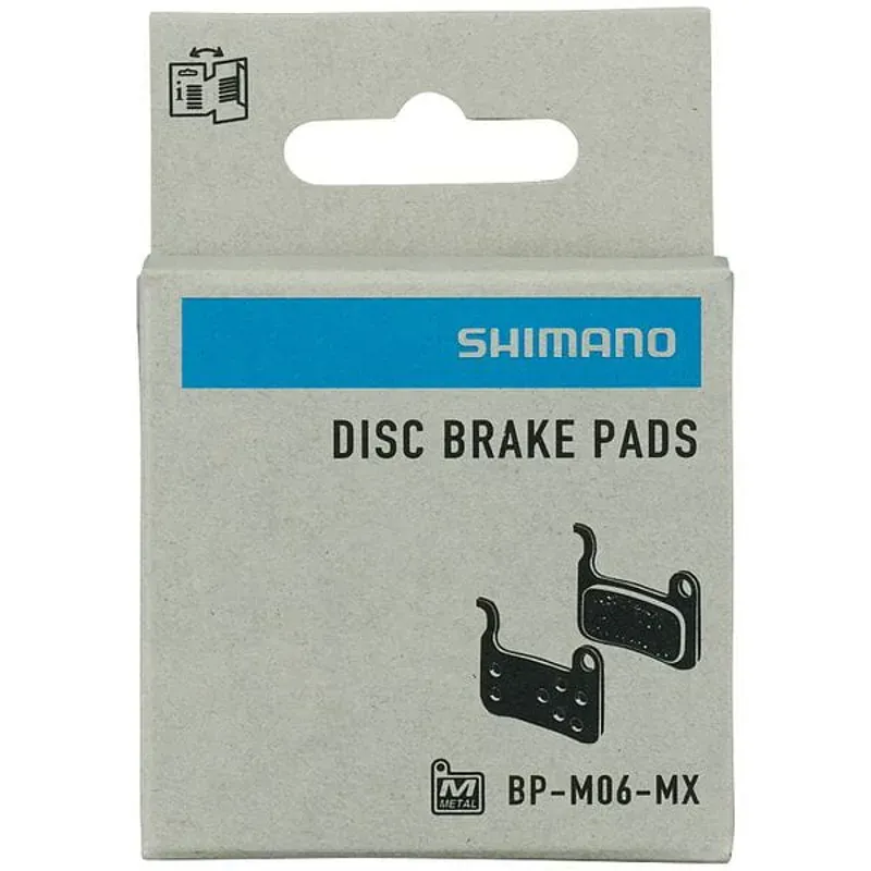 Shimano Spares M06 Metal Pad and Spring Steel Back-1