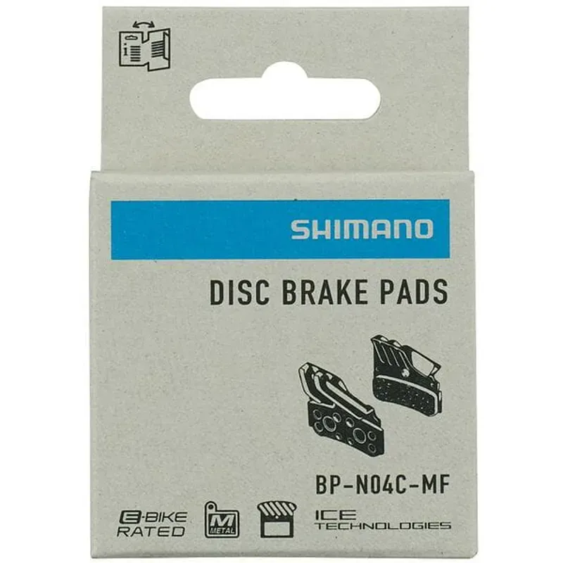 'Shimano BRBX N04C Metal Disc Pads and Spring-2