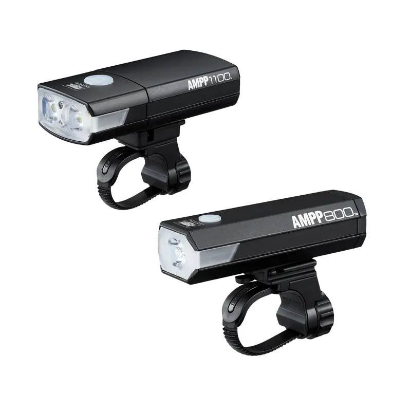 Cateye Ampp 1100 Ampp 800 Combo Light Set