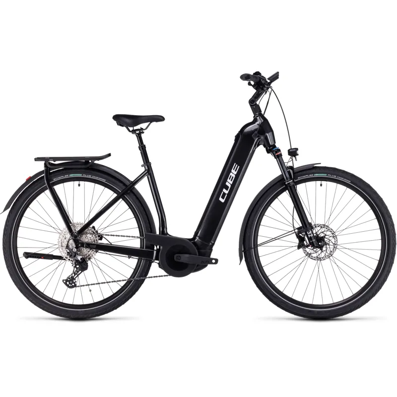 Cube Kathmandu Hybrid EXC 750 Electric Bike in Grey/Silver
