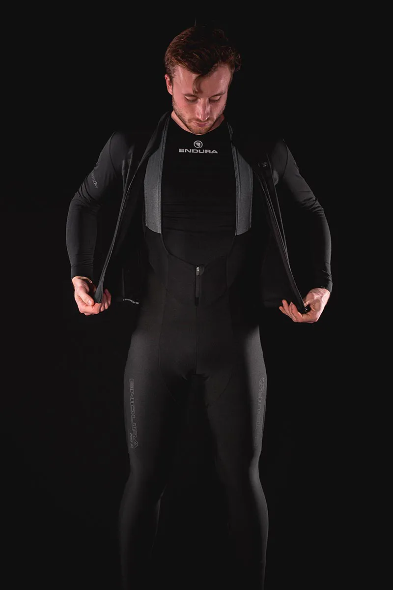 Endura Pro SL Medium Pad Bibtights in Black-3