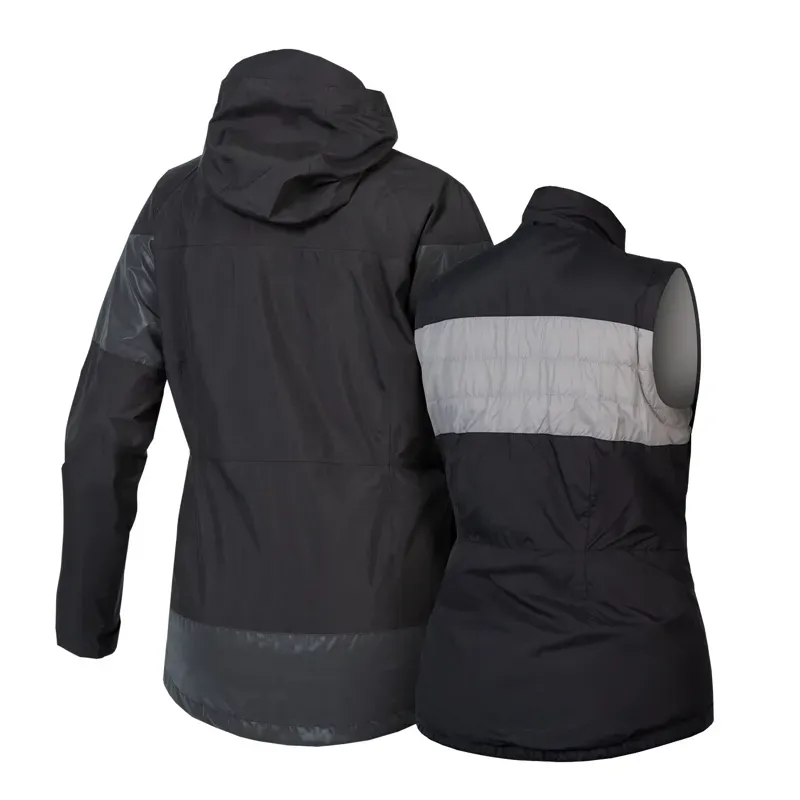 Endura Urban Luminite 3 In 1 Womens Jacket in Black-10