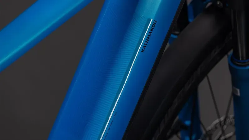 Cube Kathmandu Hybrid Comfort Pro 800 eHybrid Bike in Azure/Black-3