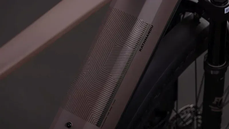 Cube Kathmandu Hybrid EXC 800 eHybrid Bike in Cedar/Chrome-3