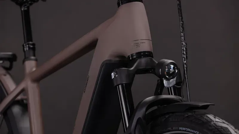 Cube Kathmandu Hybrid EXC 800 eHybrid Bike in Cedar/Chrome-6