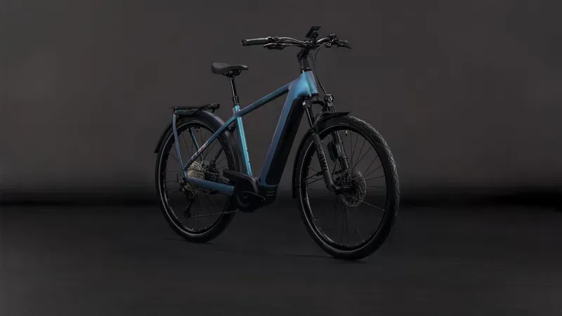 Cube Kathmandu Hybrid EXC 800 eHybrid Bike in Smaragd Grey/Prism-1