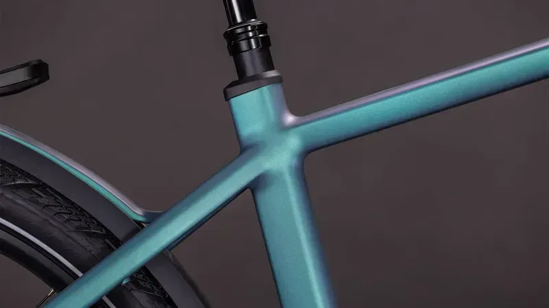 Cube Kathmandu Hybrid EXC 800 eHybrid Bike in Smaragd Grey/Prism-4