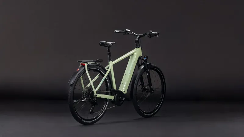 Cube Kathmandu Hybrid One 800 eHybrid Bike in Pea/Green-1