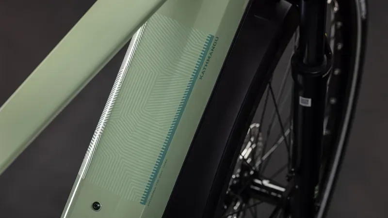 Cube Kathmandu Hybrid One 800 eHybrid Bike in Pea/Green-3