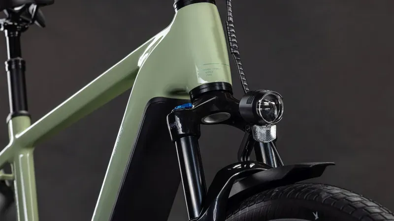 Cube Kathmandu Hybrid One 800 eHybrid Bike in Pea/Green-6