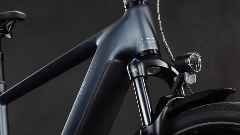 Cube Kathmandu Hybrid One 800 eHybrid Bike in Metallic Grey/Grey-6