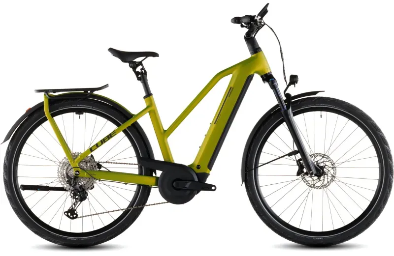 Cube Kathmandu Hybrid Pro 800 eHybrid Bike in Lizard/Black