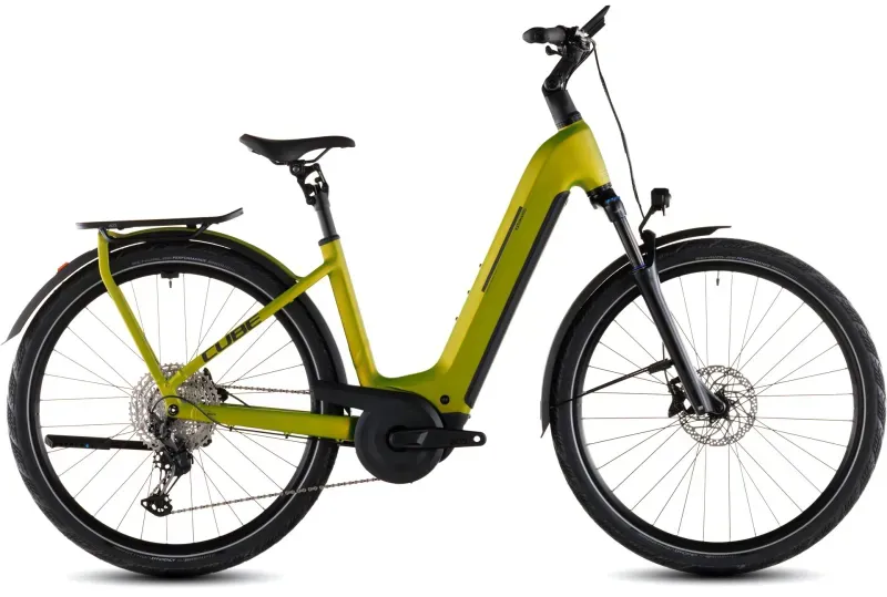 Cube Kathmandu Hybrid Pro 800 eHybrid Bike in Lizard/Black