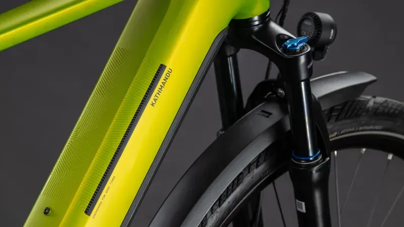 Cube Kathmandu Hybrid Pro 800 eHybrid Bike in Lizard/Black-6