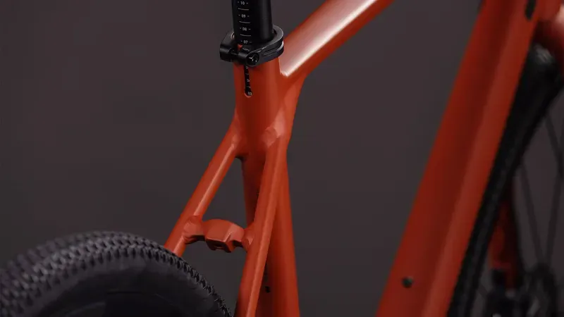 Cube Nulane Race Gravel Bike in Amber/Black-3