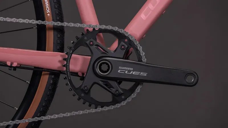 Cube Nuroad One Gravel Bike in Ruby/Puce-4