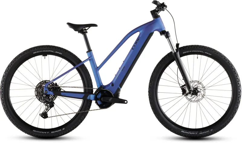 Cube Reaction Hybrid One 800 E-MTB in Blue Iris/Reflect