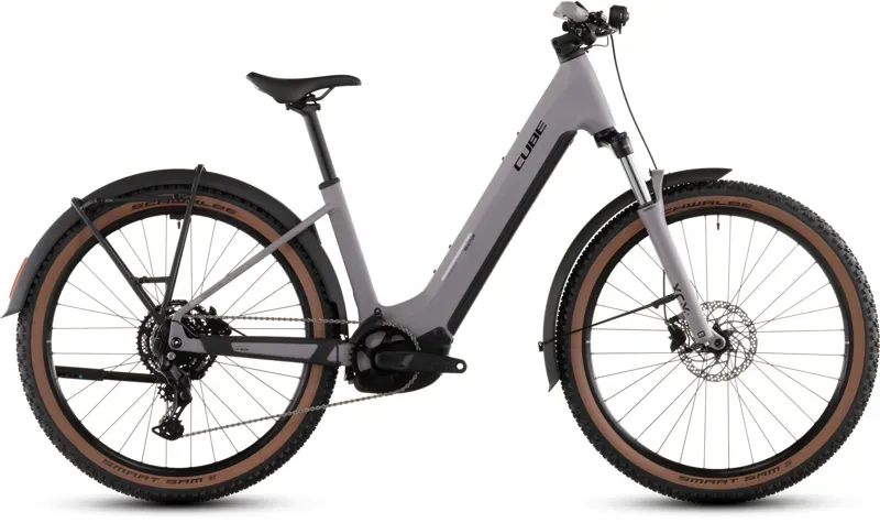 Cube Reaction Hybrid Performance 600 FE E-MTB In Plumgrey/Blac-2