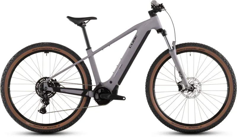 Cube Reaction Hybrid Performance 600 E-MTB in Plum Grey/Black
