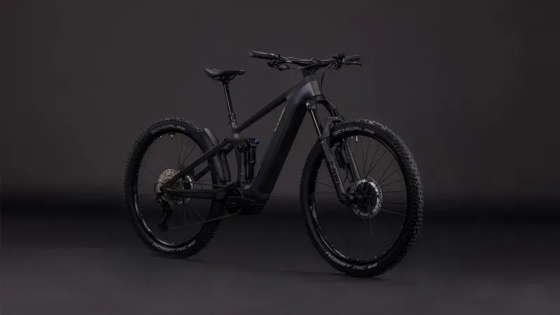 Cube Stereo Hybrid One44 Exc 800 E-MTB in Iron Grey/Chrome-1