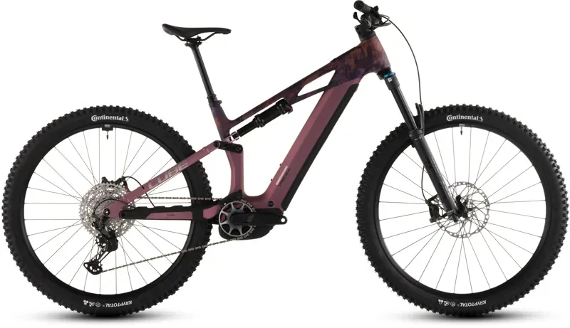 Cube Stereo Hybrid One44 HPC SLX 800 E-MTB in Shift Blush/Art