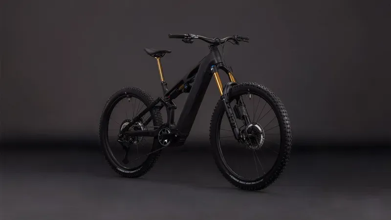 Cube Stereo Hybrid One77 HPC AT 800 E-MTB In Carbon/Gold-1
