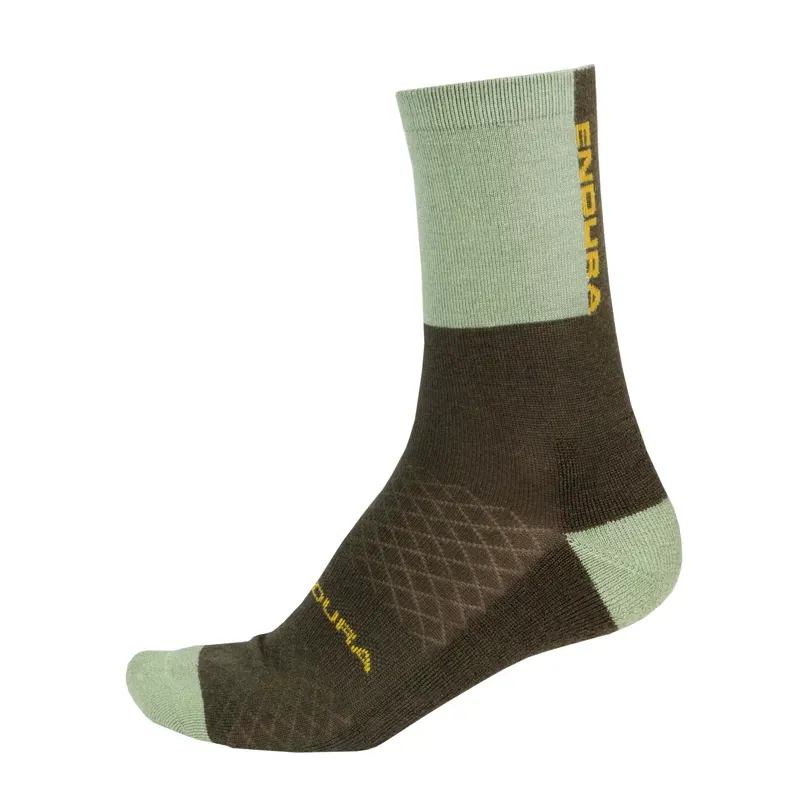 Endura BaaBaa Merino Winter Sock Green L-XL