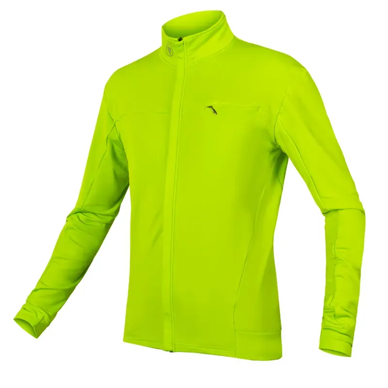 Endura Xtract Roubaix L/S Jersey in Hi-Viz Yellow 