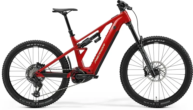 Merida eOne-Eighty 700 E-MTB in Heritage Red/Brown