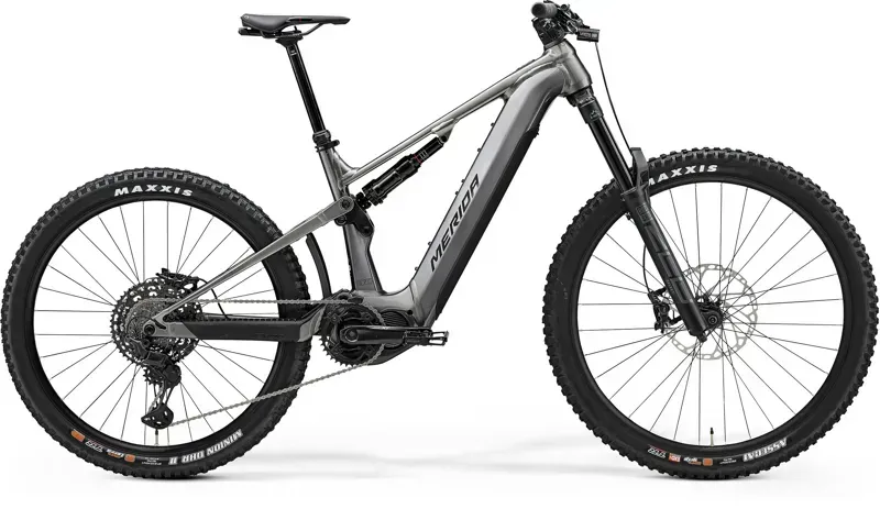 Merida eOne-Sixty 675 E-Mountain Bike In Grey/Black