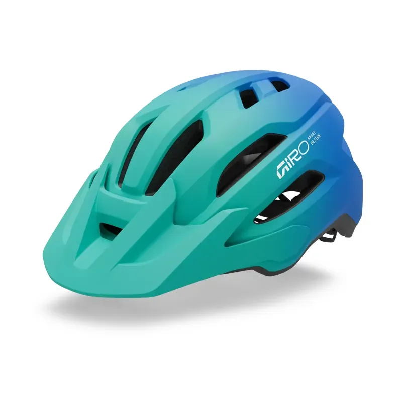 Giro Fixture Mips II Youth Helmet in Green/Blue