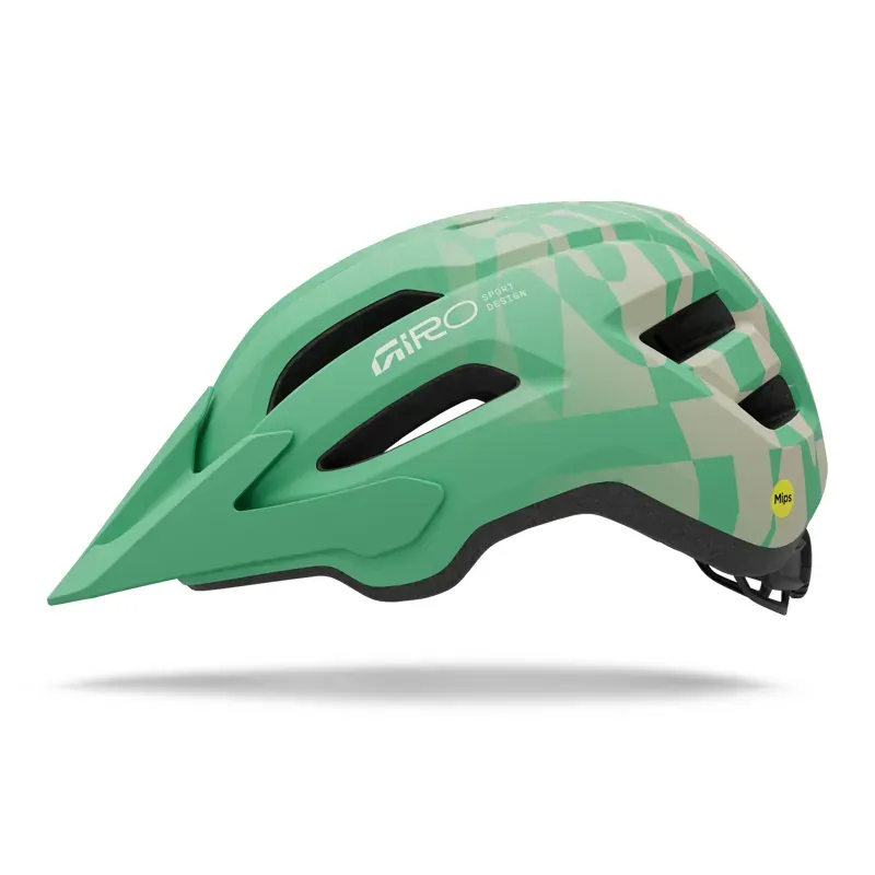 Giro Fixture Mips II Youth Helmet in Green Rush-1