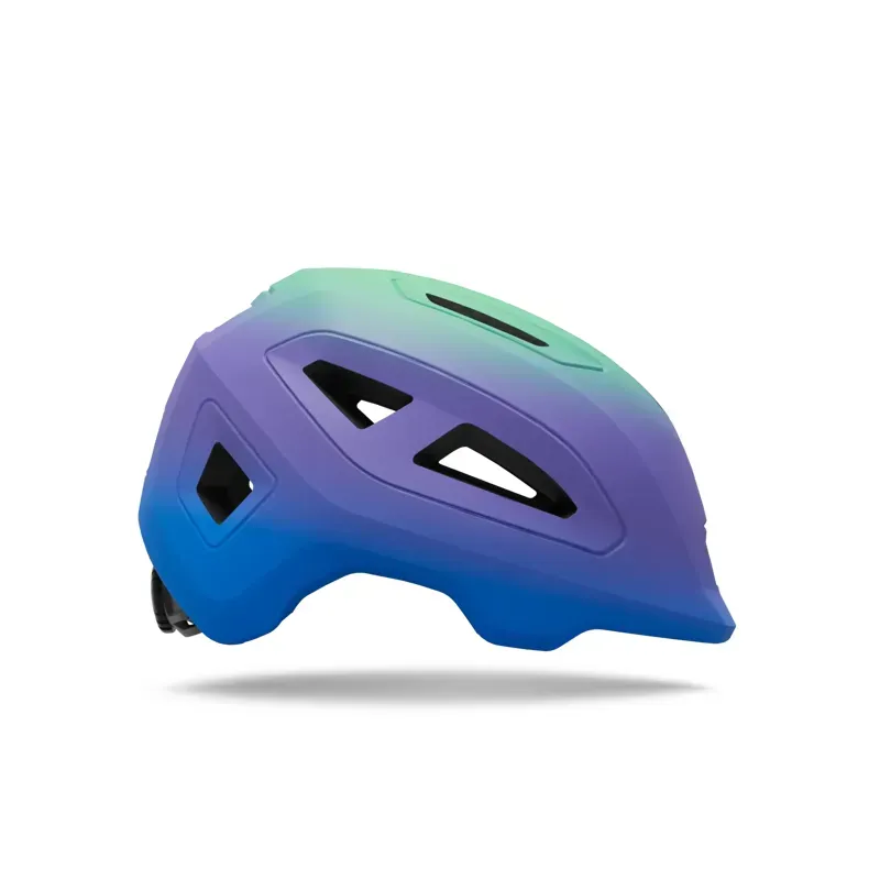 Giro Scamp Mips II Youth Helmet in Blue Jewel/Vivid Green-2