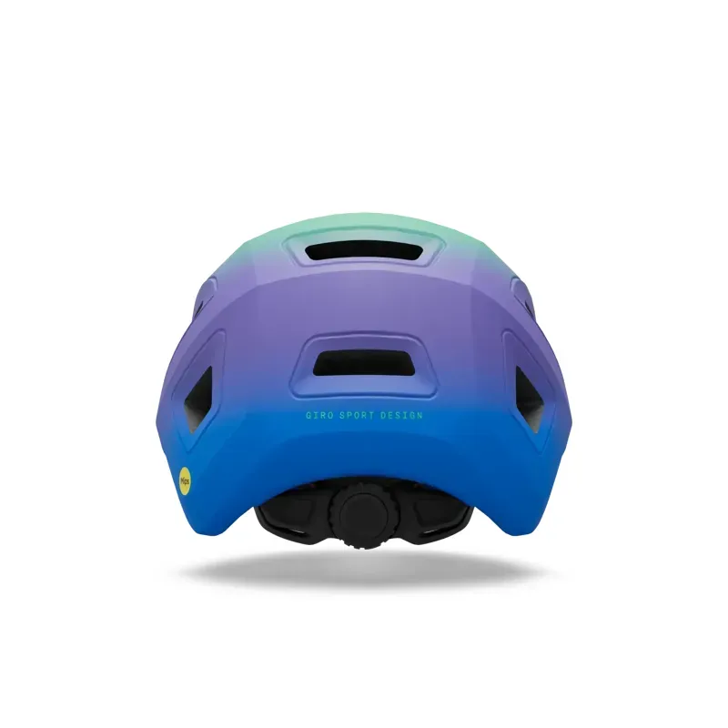 Giro Scamp Mips II Youth Helmet in Blue Jewel/Vivid Green-3