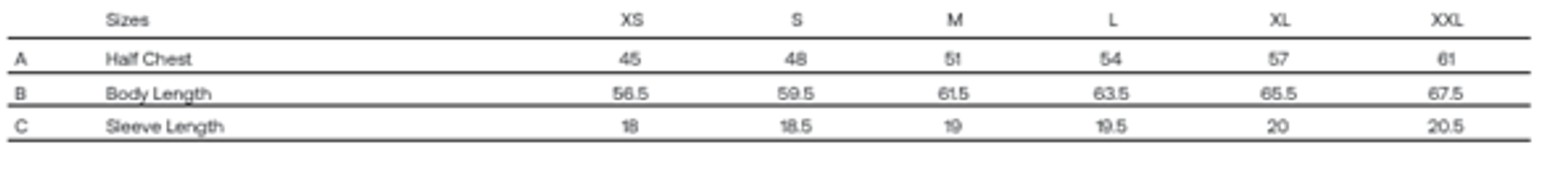 Ladies tshirt size guide