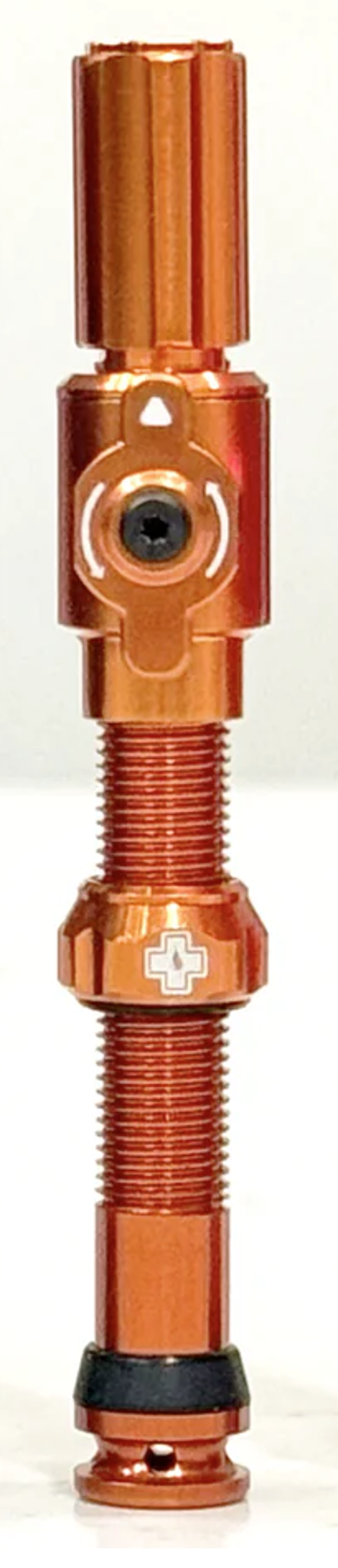 Muc-Off Big Bore Lite Small 65mm Presta Valve Pair in Orange