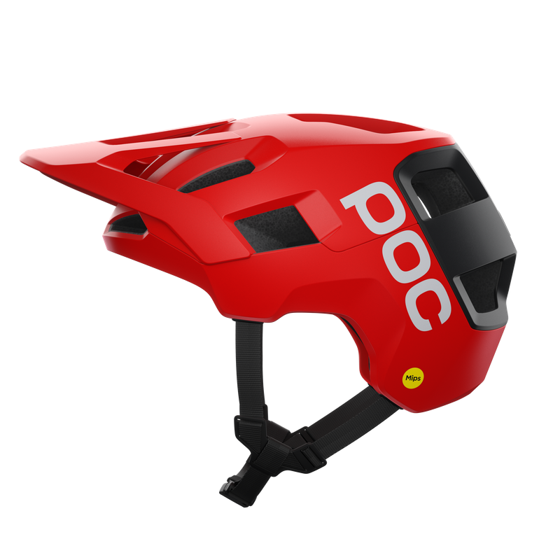 Poc Sports Kortal Race MIPS Helmet in Prismane Red/Uranium Black Matt