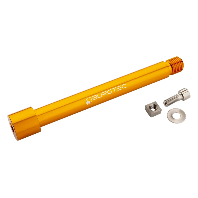 Burgtec Fox Boost 2021+ Fork Axle - Iron Bro Orange