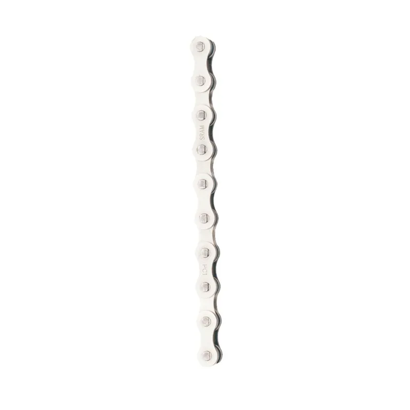 Sram Chain Pc 1 Silver 114 Links With Power Lock 1s 1 Piece: SILVER single speed