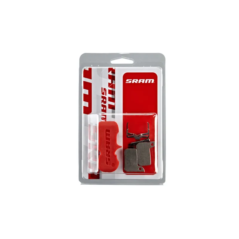 Sram Disc Brake Pads - Organic/Steel quiet Monoblock - Sram Hydraulic Road Disc Level Ultimate/Tlm a1 2017- 2019 size