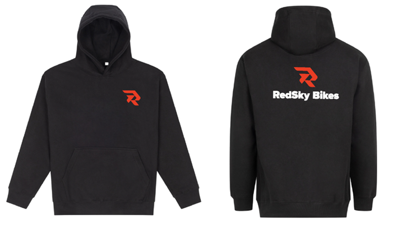 RedSky Bikes Hoodie No Tassles