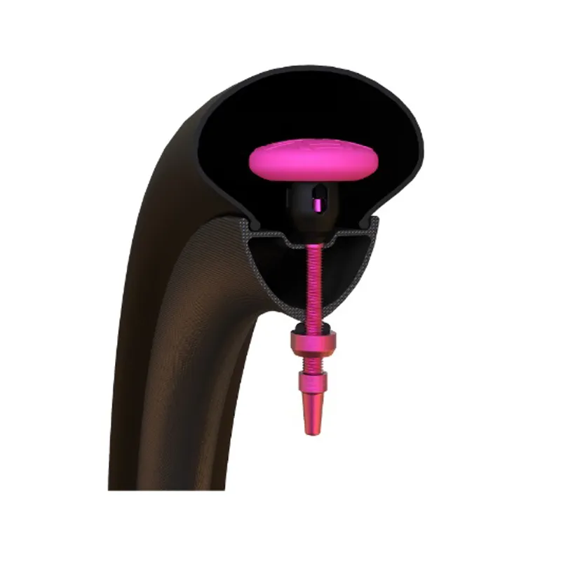 Muc-Off Tubeless Tag Holder Black / Pink-1