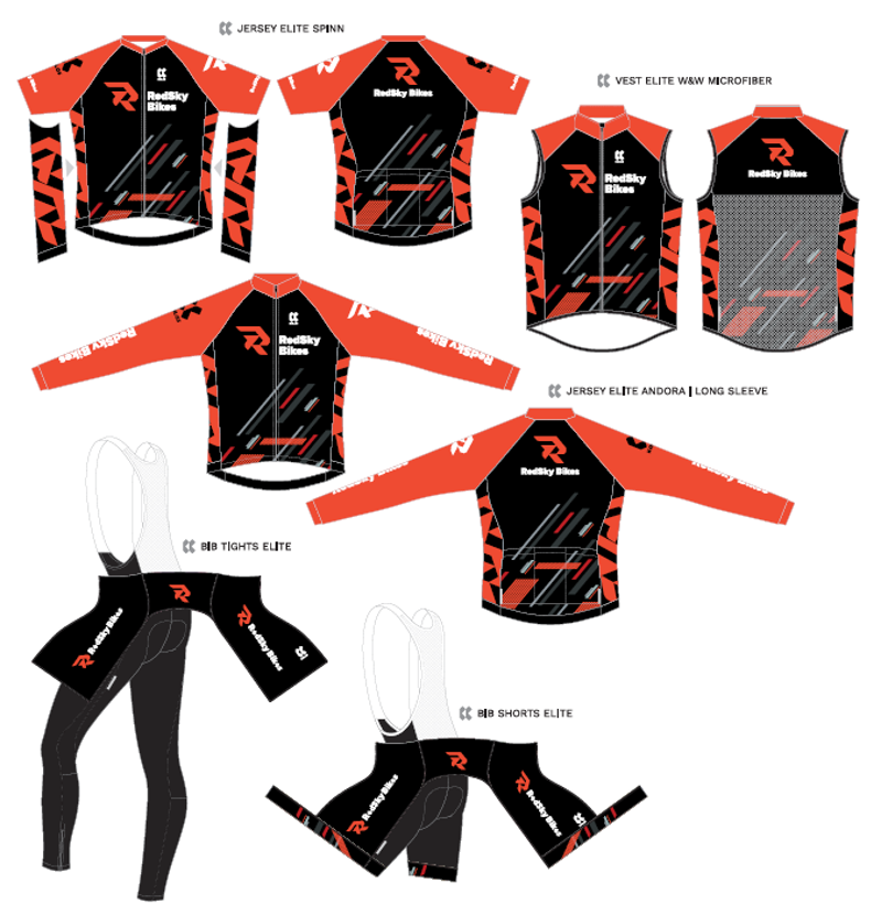 RedSky Bikes Bib Shorts Men's ARCO-ELITE 49 POWER-2